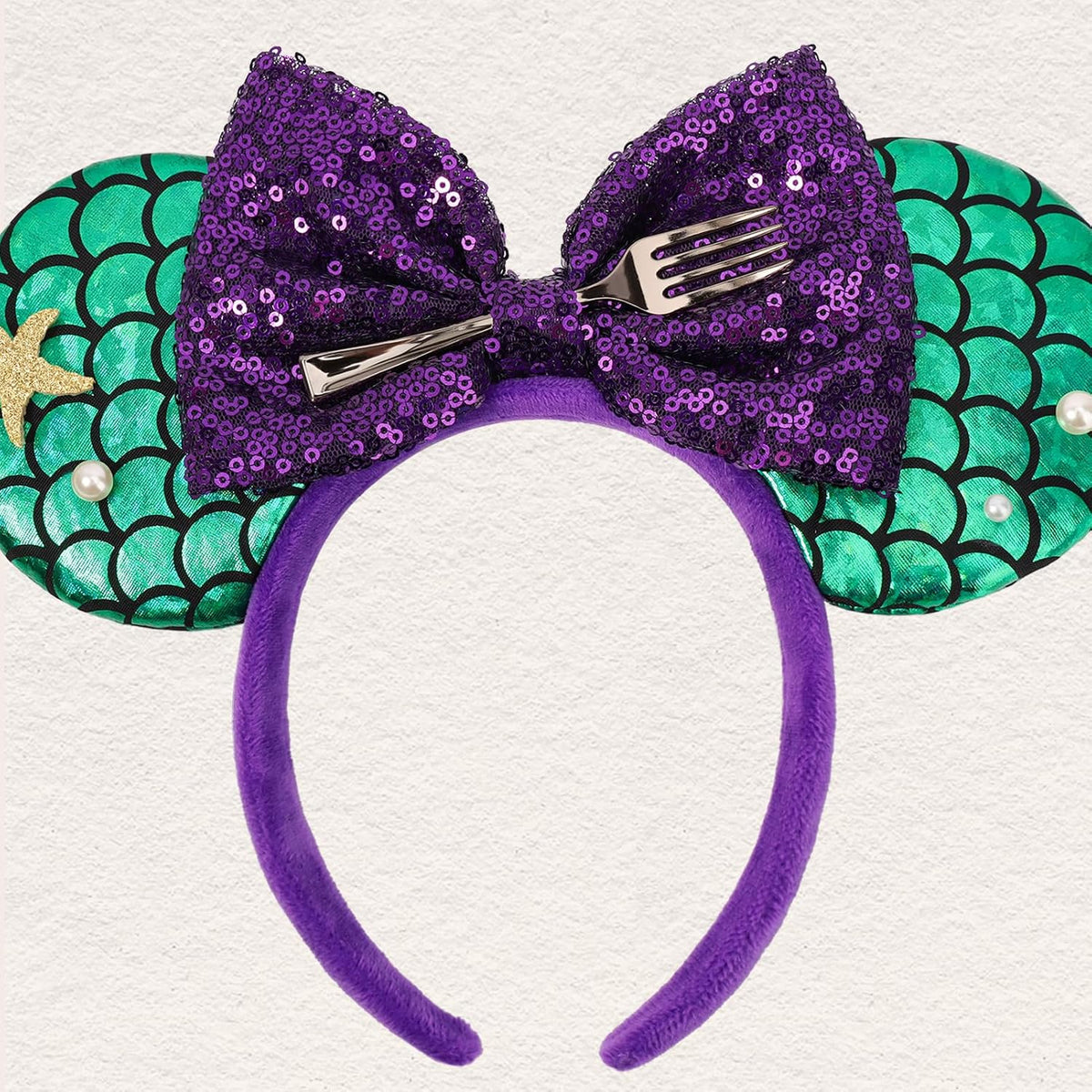 ETLUK Mouse Ears Headband - Green