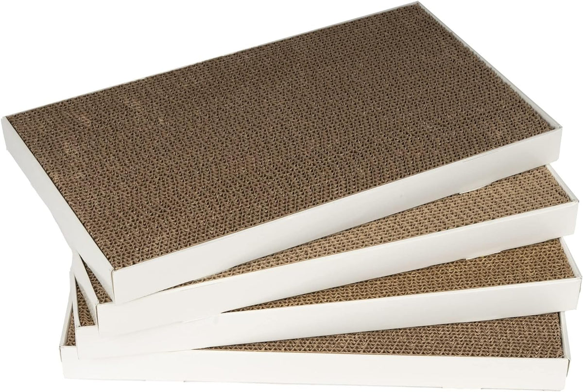 Amazon Basics Corrugated Cardboard Cat Scratcher