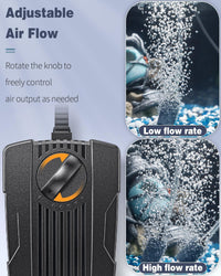 Pawfly Aquarium Air Pump Oxygen Pump for 10-200 Gallon Fish Tanks - 10-60 gal - image 3