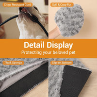 Outdoor Pet Heating Pad for Dogs - S：17.7 x 17.7-Gray - image 4