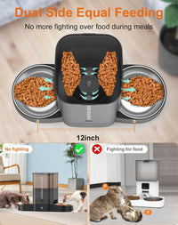 HoneyGuaridan Automatic Cat Feeder for 2 Cats - 3.5L WIFI - image 2
