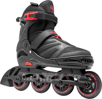 METROLLER Adult Inline Skates for Men Women Teens – Fun for Kids & Family - Red / Large-Youth & Adult (4-7 Kids Men/5-8Women)