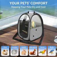 Akinerri Birds Travel Carrier, Small Bird Travel Bag - image 2