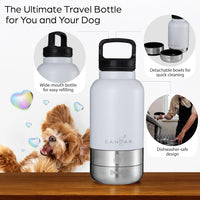 32oz Insulated Dog Water Bottle - Storm Gray - image 4
