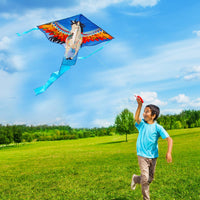 Honbo large mermaid delta kite for kids and adults in bright colors - view 12