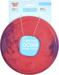 WEST PAW Seaflex Sailz Dog Toy Flying Disc - Hibiscus - image 2