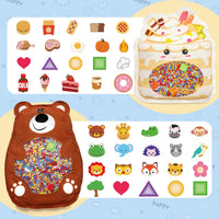 Joyreal seek and find busy bags shaped like a bear, ice cream and crab - view 5