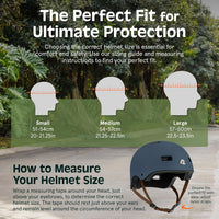 Retrospec Dakota Protective Bike Helmet, Skateboard, Scooter - Matte Navy / Large - image 4