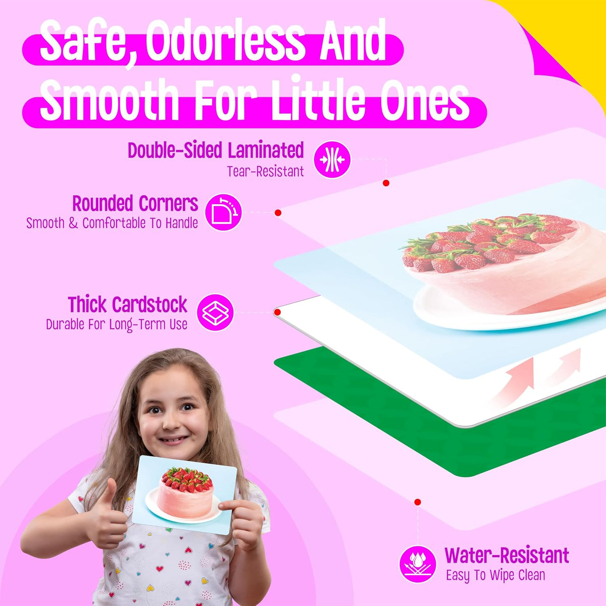 SpriteGru 50 double-sided verb flashcards with action pictures - view 9