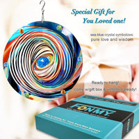 FONMY Wind Spinner Mandala Starry Sky 12 inch 3D Stainless Steel - 12inch / Mgb07 - image 2
