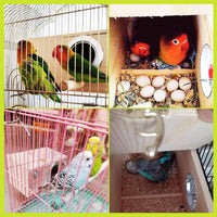 Parakeet Nesting Box, Wood Bird Nest House for Cage - S-7.87 x 4.72 x 4.72in - image 4