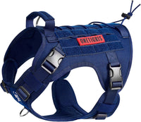 OneTigris Tactical Dog Harness No-Pull Service Vest for Medium Large - X-Small / Blue