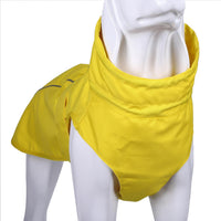 Adjustable Waterproof Dog Raincoat for Dogs - Yellow / X-Large(37-55lb) - image 4