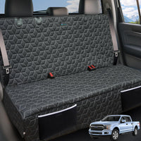 Dog Car Seat Covers for Back Seat - Bench-61"W / Bench-Black