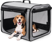 Dog Car Carrier Light Weight 24×17.7×20.5in - Gray / 27.0"L x 20.5"W x 20.5"H