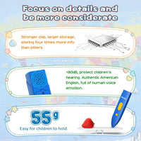 Qiaojoy bilingual talking USA map and solar system poster set with audio pen - view 19