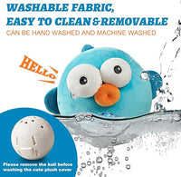 Dog Toys,Rechargeable Crinkle Chew Interactive Squeaky Toy with Jumping Music Moving Ball for Small Medium Large Breed Puppy Toys to Keep Pets Busy (Puffer)