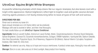 UltraCruz - sc-516943 Equine Bright White Horse Shampoo and Conditioner Bundle, 32 oz Each