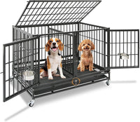Homey Pet 43" Double Dog Crate