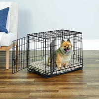 New World by Midwest 42-Inch Single Door Crate, for Large Breeds - Double Door - Black / XS (24"L) - image 2