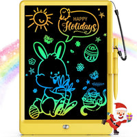 10 Inch LCD Writing Tablet for 3-8 Year Olds - Yellow / 10 inch