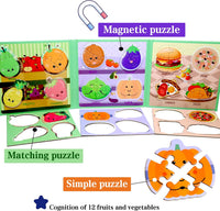 Magnetic Puzzles for Kids Ages 3-5 - Food - image 3