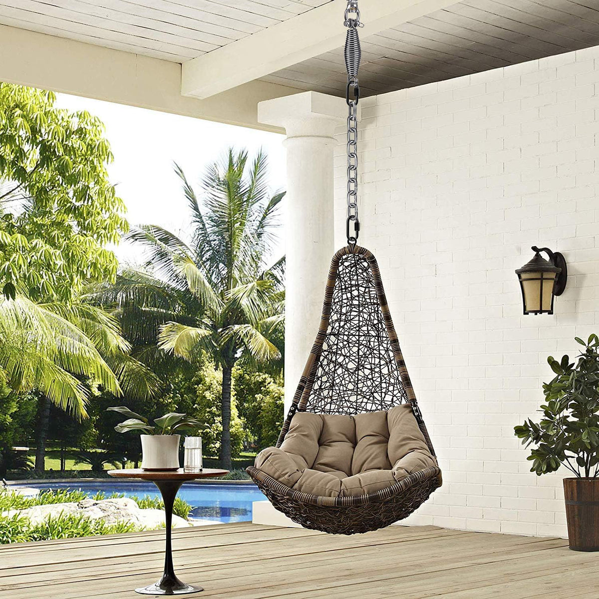 SELEWARE Silent Bearing Swivel Swing Hanger Stainless Steel Swing - Bearing Swing Hanger With Chain & Conical Spring - image 3