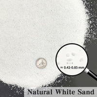 5 lbs Aquarium Sand, Beige Fish Tank Sand - White-XXS / 5 LB - image 3