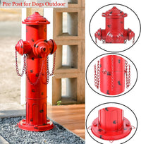 24"H Metal Fire Hydrant for Dogs to Pee On - 24" - image 3