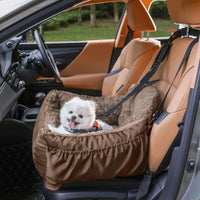 Dog Car Seat for Small Dogs - Brown - image 2