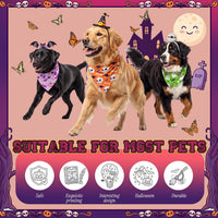 50 Pcs Halloween Dog Bandanas Bulk - 31.5 x 21.7 x 21.7 Inch / Halloween / 50 - image 3