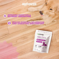 K9 Power Digest Forte for Dogs 1lb – Digestive, Immunity & Calming Support - Enhances Nutrient Absorption - Balances Gut Flora - Eases Discomfort & Boost Mood - Pack of 2