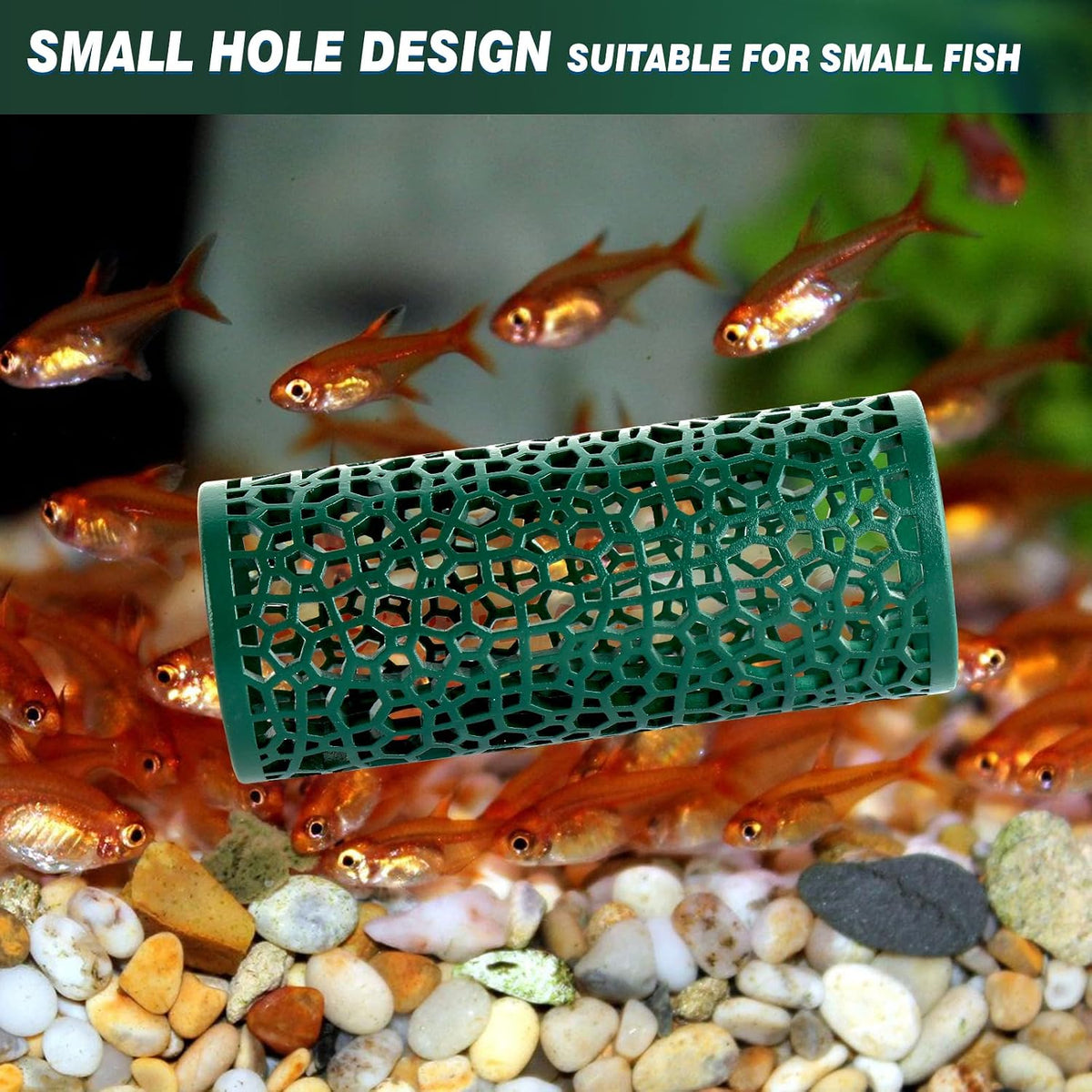 Abizoo Betta Fish Tunnel & Reptile Hide - Dark Green - image 3