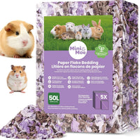 Hamster Bedding 50L Guinea Pig Paper Bedding Odor Control 99% - Lavender-50L / 50 Liters