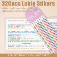 320 pcs Mahjong Card Line Finder Highlighter Tape - 320pc.4 - image 3