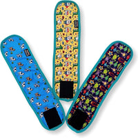 Pack of 3 Dog Belly Band Puppy Diapers Male Boy Belly Wrap Reusable - L: Waist 15" - 17" / Pack of 3 - Teal Trim - image 2