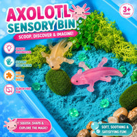AGENTLAN Ocean Sensory Bin with Sensory Sand - AXOLOTL - image 2