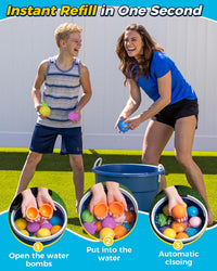 Tlitlimom 16Pcs Reusable Water Bomb Balloons - 16Pack - image 2