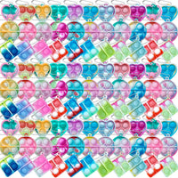ONKULL Pop Fidget Keychain 30 Pack, Mini Fidget Toys Bulk - 90