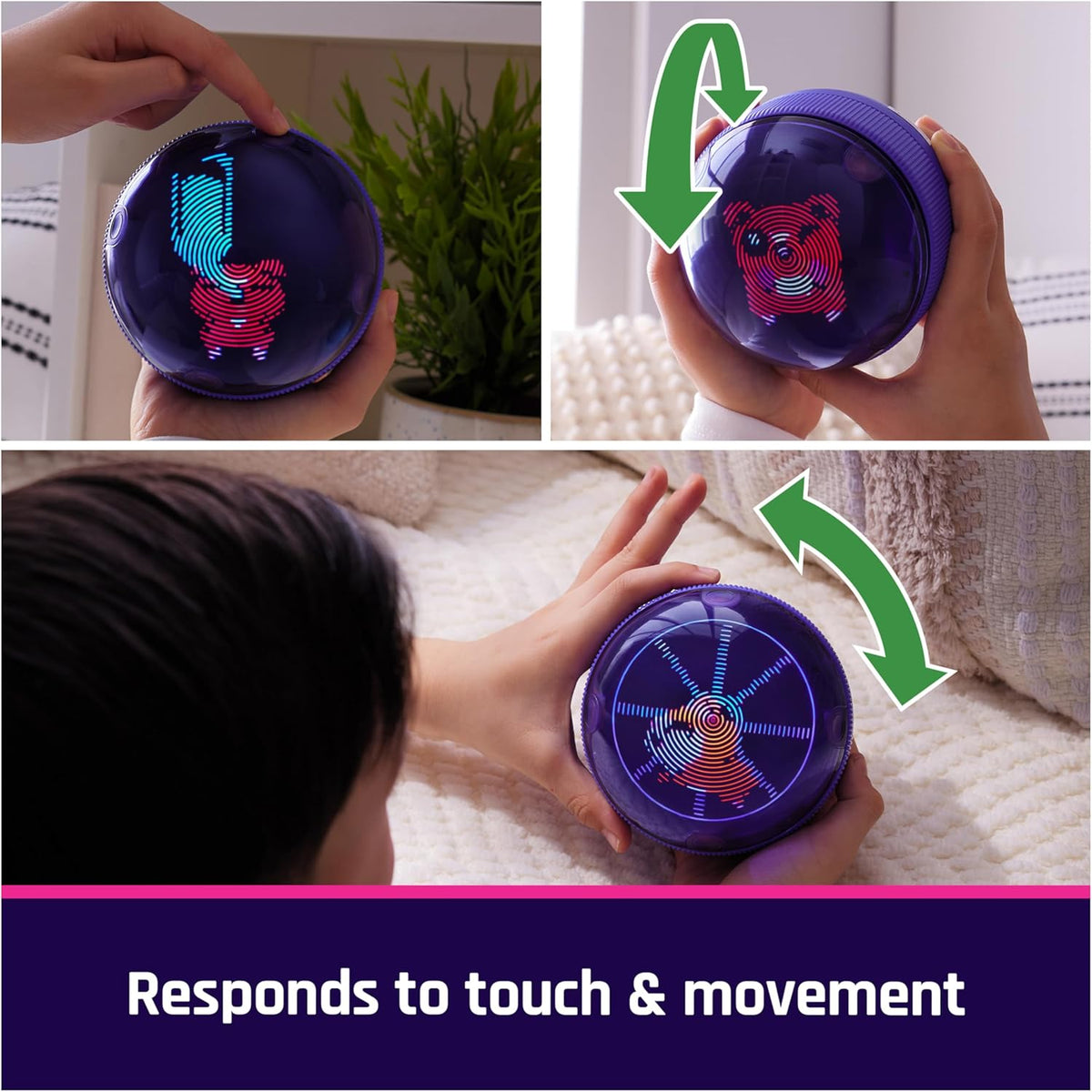 BITZEE Hamster Ball Interactive Toy & Digital Pet, Ages 5+ – Fun for Kids & Family - image 2