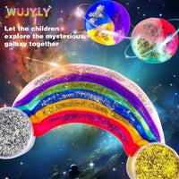 4 Pack Galaxy Slime Kit, Party Favors for Kids, Non Sticky, Wet - Galaxy-46 Pack - image 4