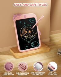 8.5 inch LCD Writing Tablet for Kids - Pink / 10 inch - image 2