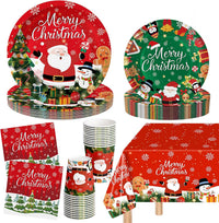 Litmitfu dinosaur birthday party supplies with plates, cups and banner - view 2