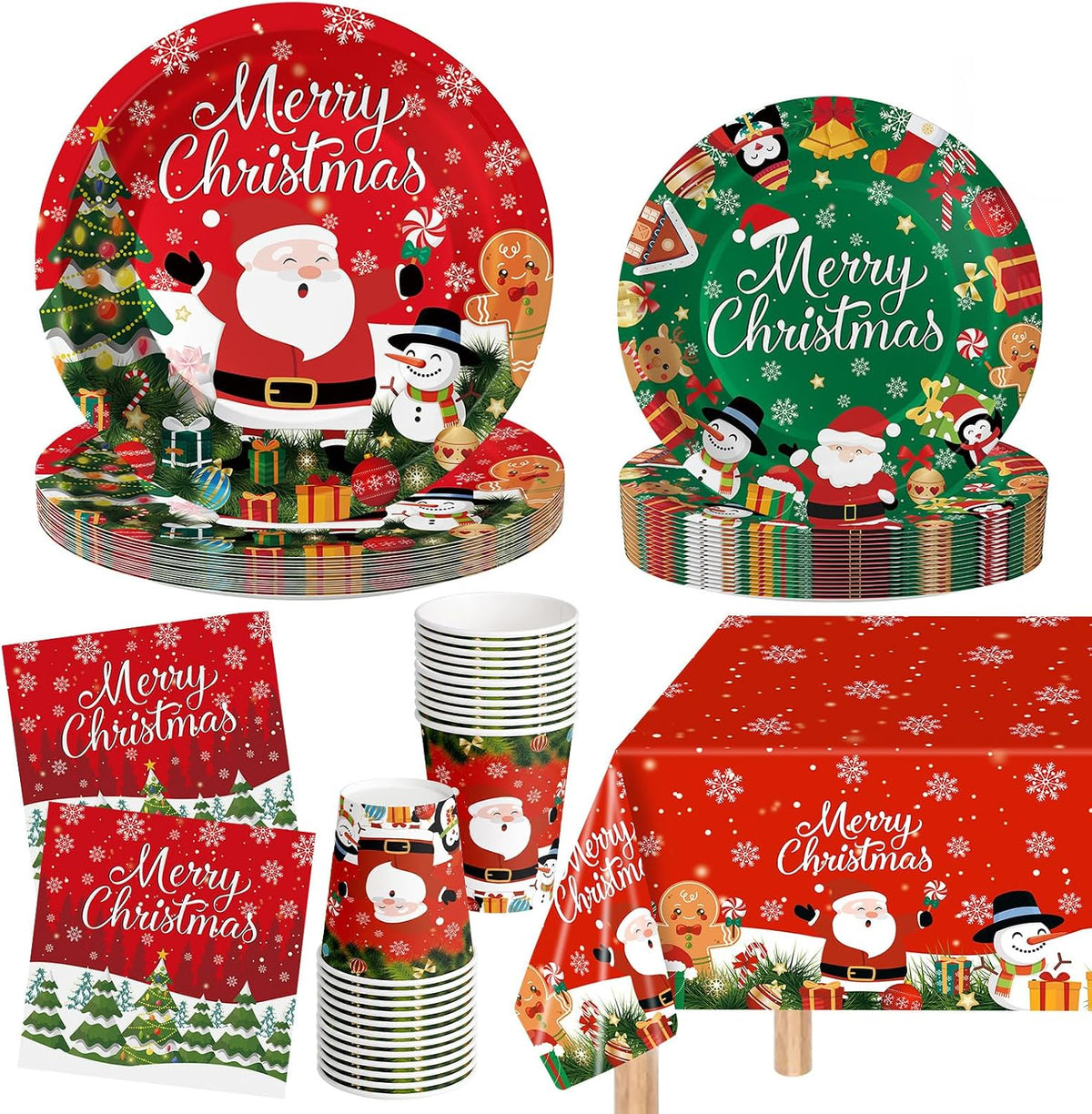 Litmitfu dinosaur birthday party supplies with plates, cups and banner - view 2