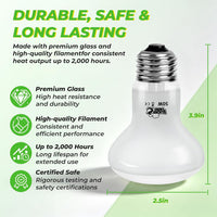 LUCKY HERP Reptile Heat Lamp Bulbs 100W - 50 - image 4