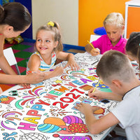 Halloween Activity Poster, Halloween Tablecloth for Kids - New Year - image 4