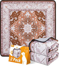 Washable Pee Pads for Dogs: 2 Pack Reusable, Waterproof & Leakproof Puppy Pad, Non-Slip Whelping & Potty Training for Floor, Playpen, Crate, Couch, 36x36