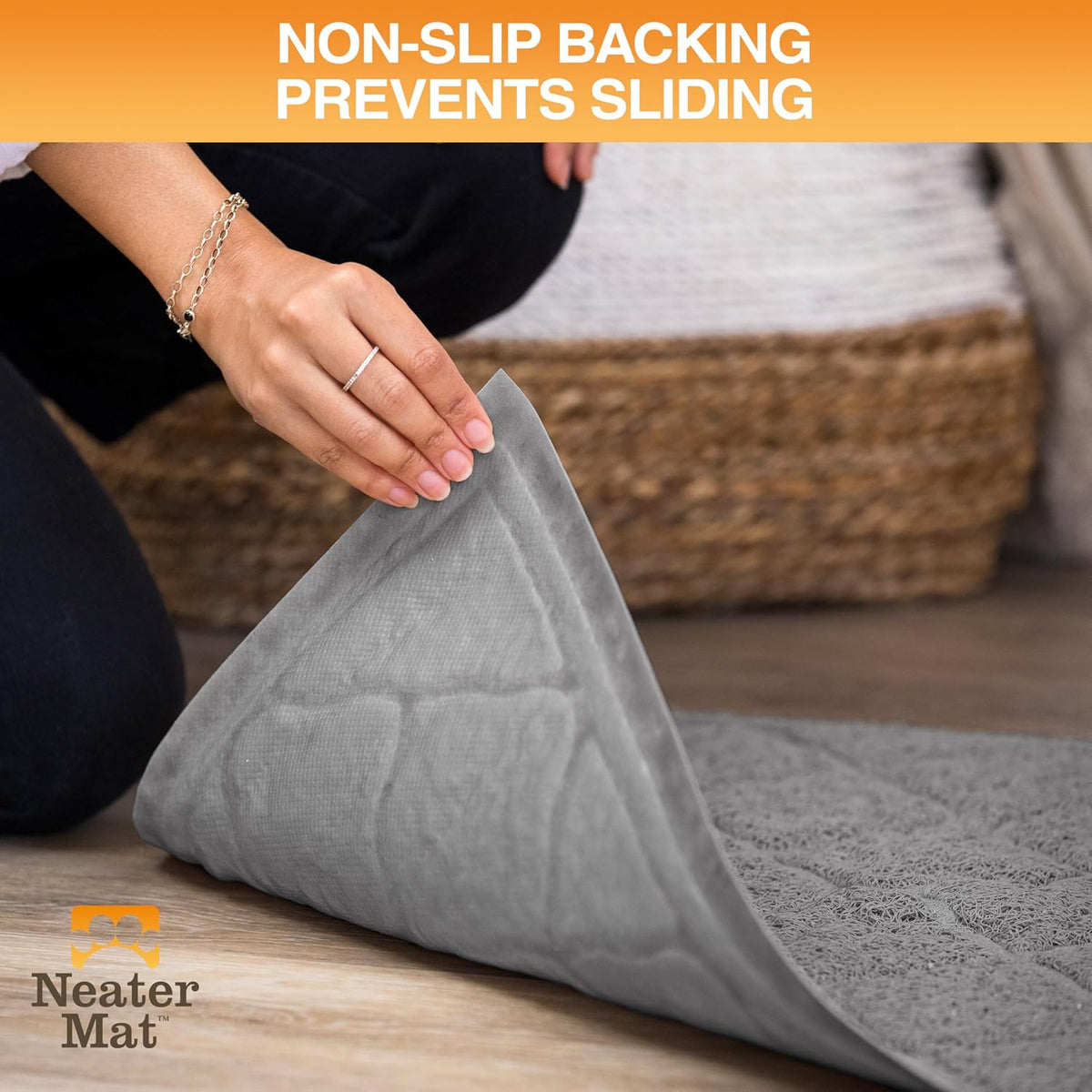 Neater Pets Neater Mat Cat Litter Mat - 17x24 / Grey - image 4