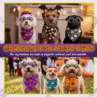 50 Pcs Halloween Dog Bandanas Bulk - 19.7 x 13.8 x 13.8 Inch / Halloween / 50 - image 3
