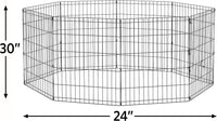 New World by MidWest 24-Inch Exercise Pen, No Door - Medium Dog Pen: 30-Inch High - image 3